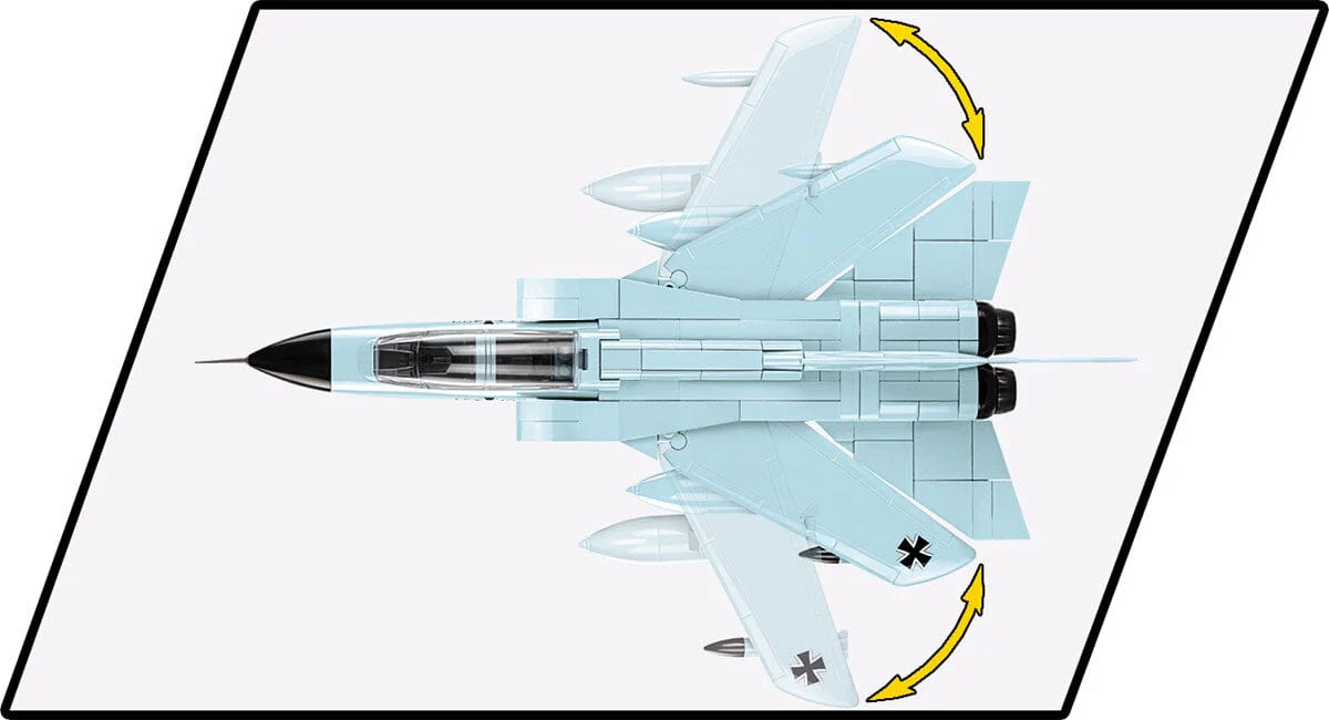 Panavia Tornado IDS German brick plane model - COBI 5853 - 493 bricks - Image 5