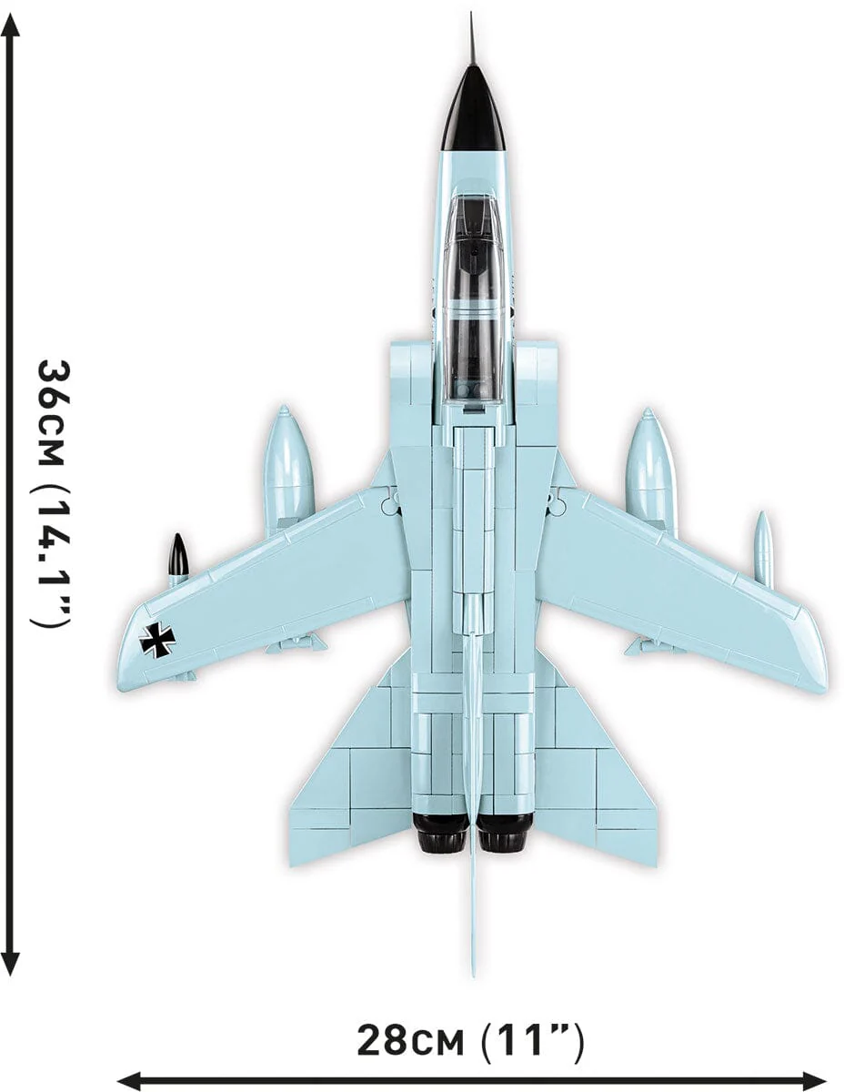 Panavia Tornado IDS German brick plane model - COBI 5853 - 493 bricks - Image 8