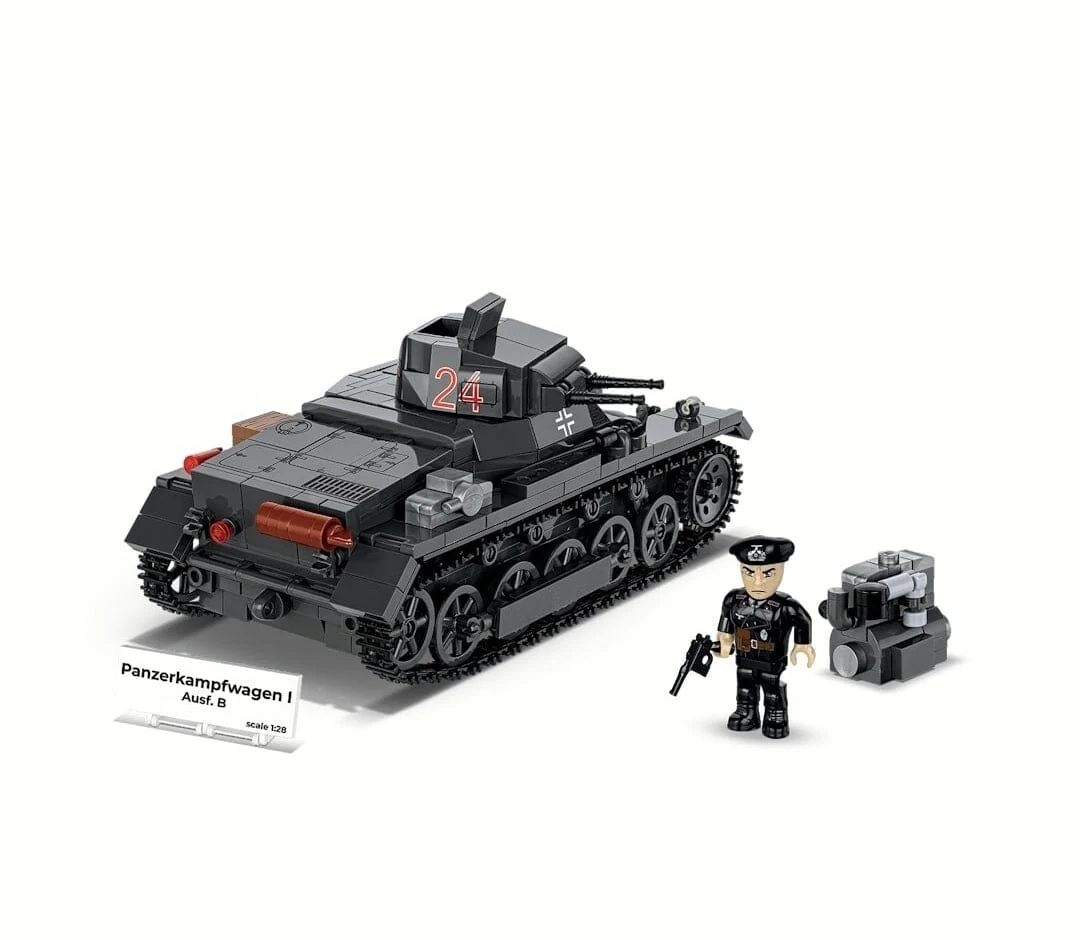 Panzer I Ausf. B brick tank model - COBI 2660 - 656 bricks - Image 3