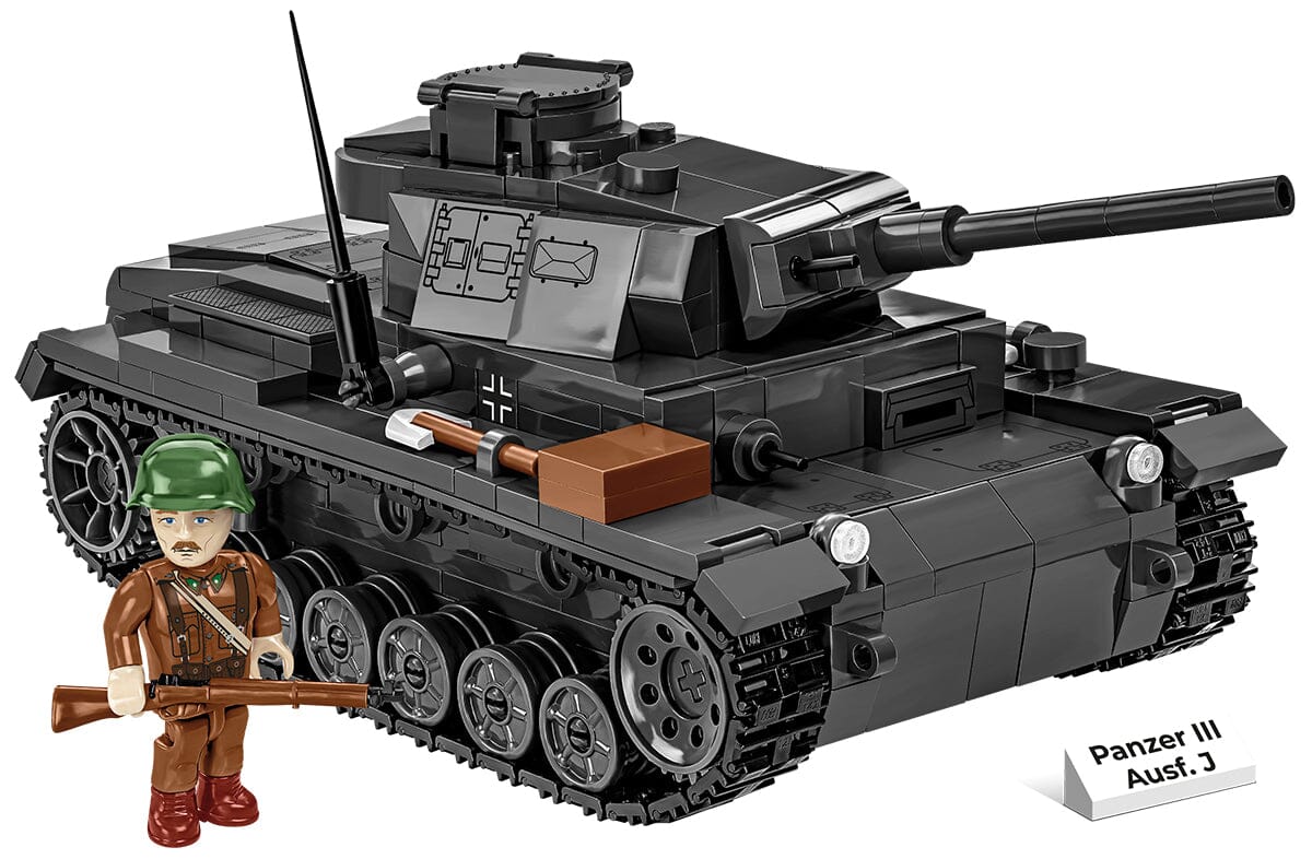 Panzer III Ausf. J brick tank model - COBI 2289 - 590 bricks - Image 3