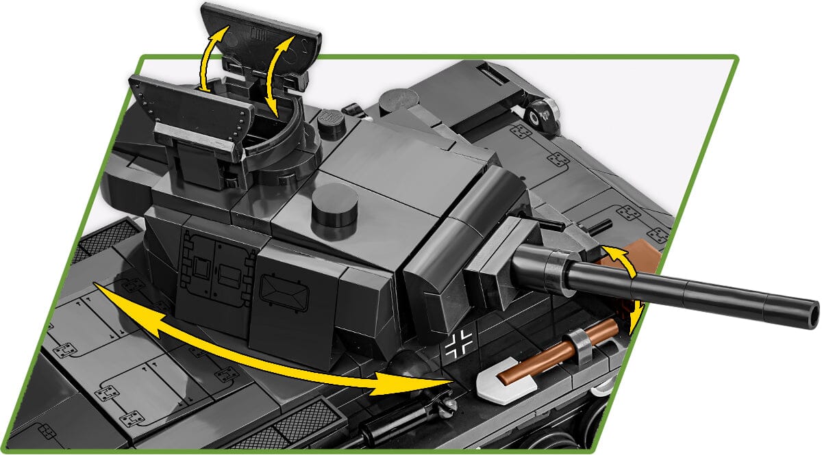 Panzer III Ausf. J brick tank model - COBI 2289 - 590 bricks - Image 5