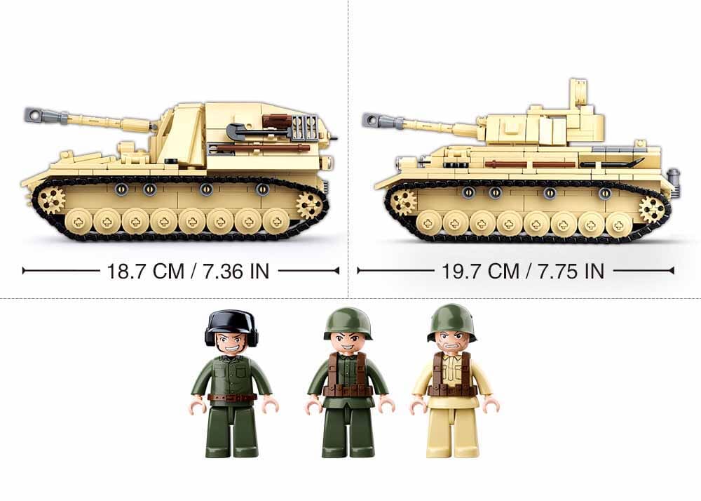 Panzer IV - Sluban M38-B0693 - 543 bricks - Image 2