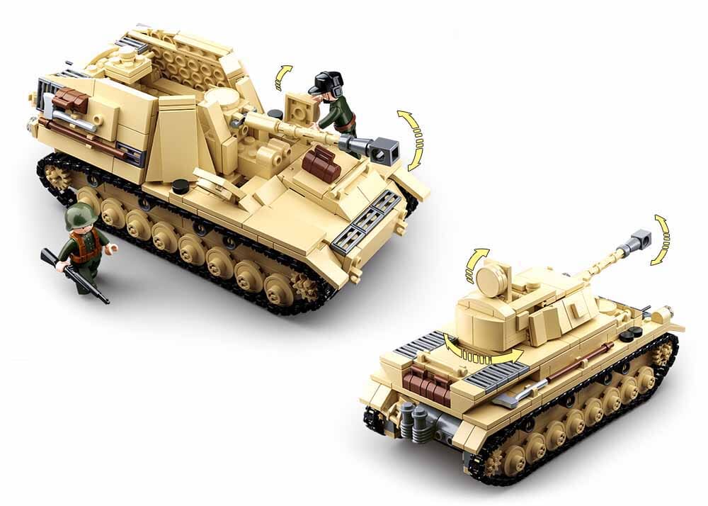 Panzer IV - Sluban M38-B0693 - 543 bricks - Image 3