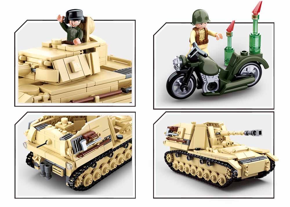 Panzer IV - Sluban M38-B0693 - 543 bricks - Image 4