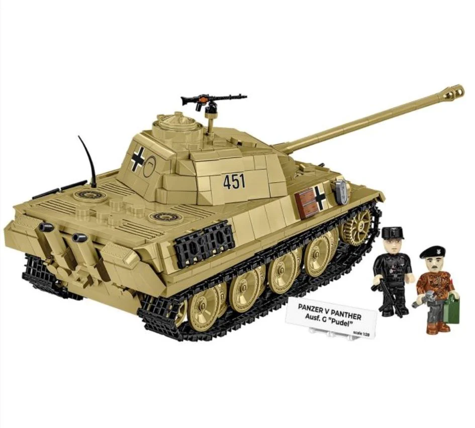 Panzer V Panther AUSF.G 'Pudel' brick model tank - COBI 2655 - 1133 bricks - Image 2