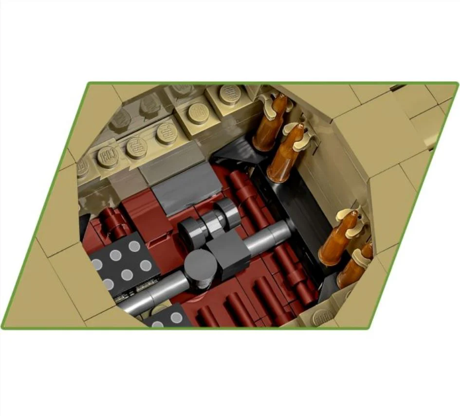 Panzer V Panther AUSF.G 'Pudel' brick model tank - COBI 2655 - 1133 bricks - Image 5