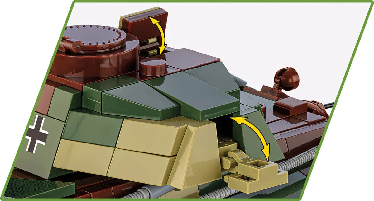 Panzer VI Ausf. B "Konigstiger" tank brick model - COBI 3113 - 802 bricks - Image 5