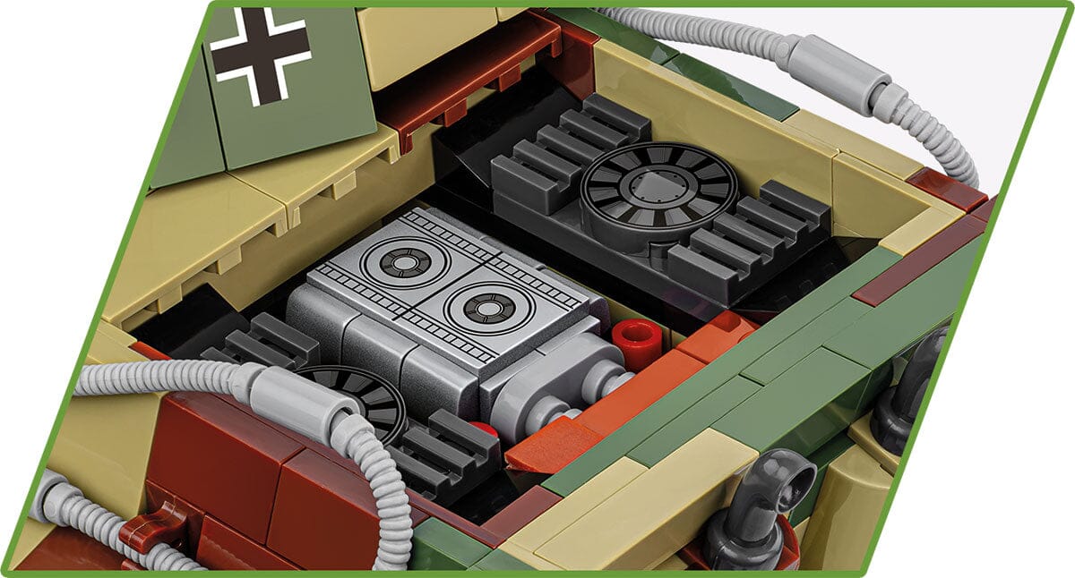 Panzer VI Ausf. B "Konigstiger" tank brick model - COBI 3113 - 802 bricks - Image 6