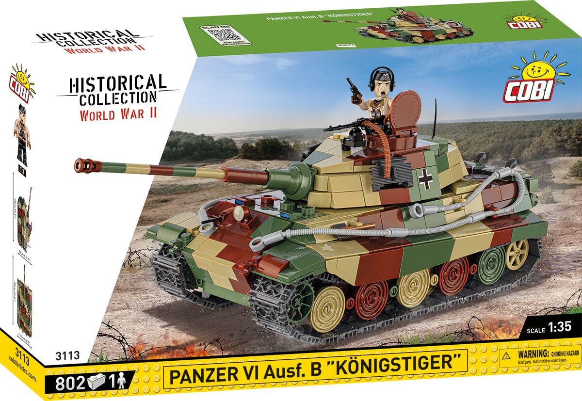 Panzer VI Ausf. B "Konigstiger" tank brick model - COBI 3113 - 802 bricks - Image 8