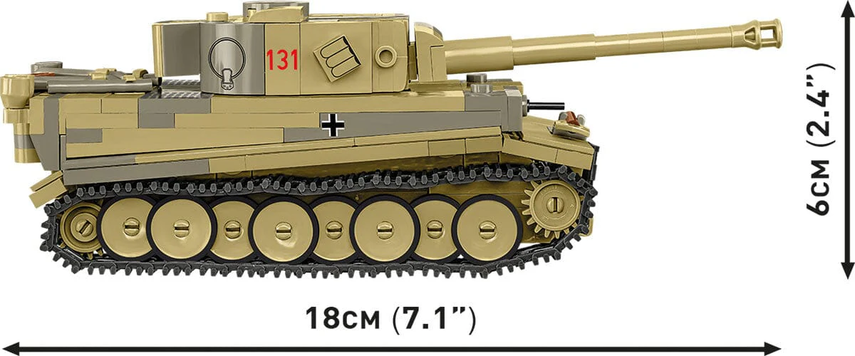 Panzer VI Tiger I 131 brick tank model - COBI 2734 - 442 bricks - Image 3