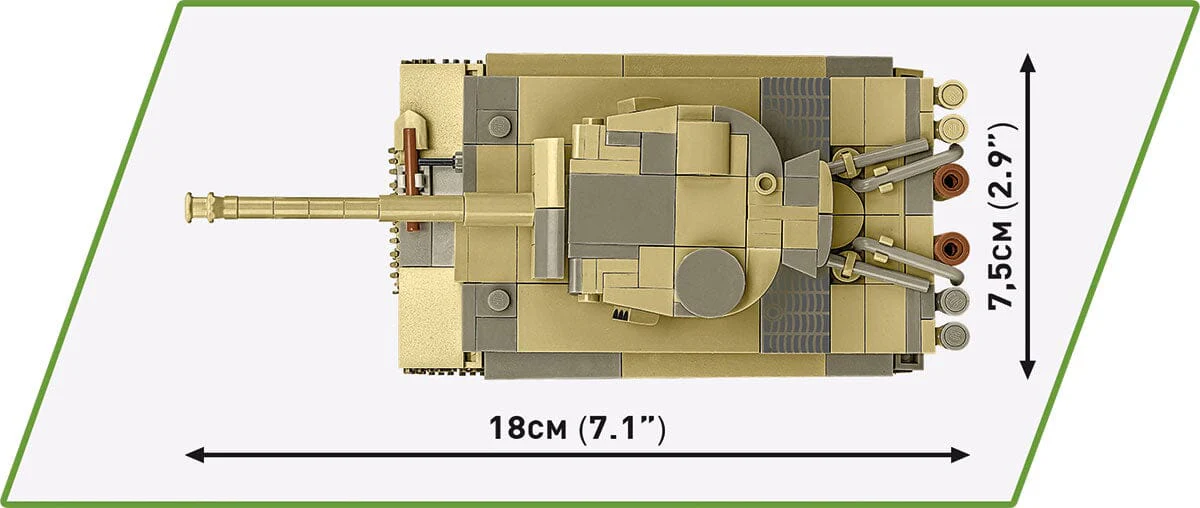 Panzer VI Tiger I 131 brick tank model - COBI 2734 - 442 bricks - Image 4