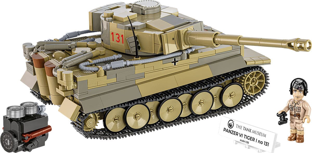 Panzer VI Tiger No. 131 The Tank Museum brick tank model - COBI 3123 - 898 bricks - Image 3