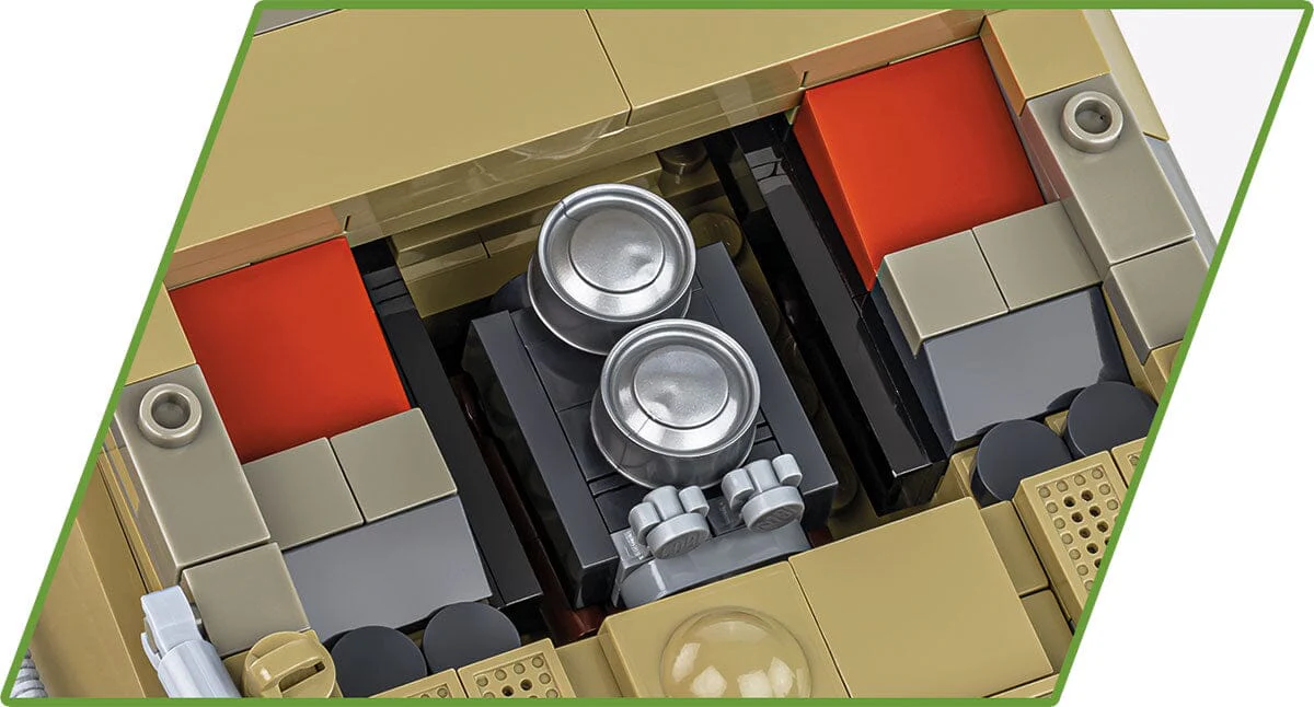 Panzer VI Tiger No. 131 The Tank Museum brick tank model - COBI 3123 - 898 bricks - Image 8