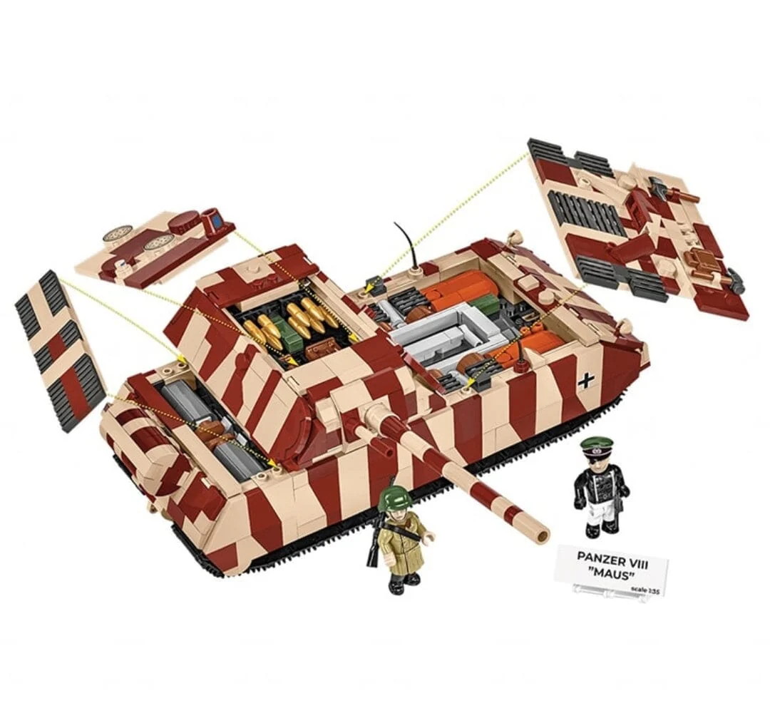 Panzer VIII Maus brick tank model - COBI 3138 - 1353 bricks - Image 6