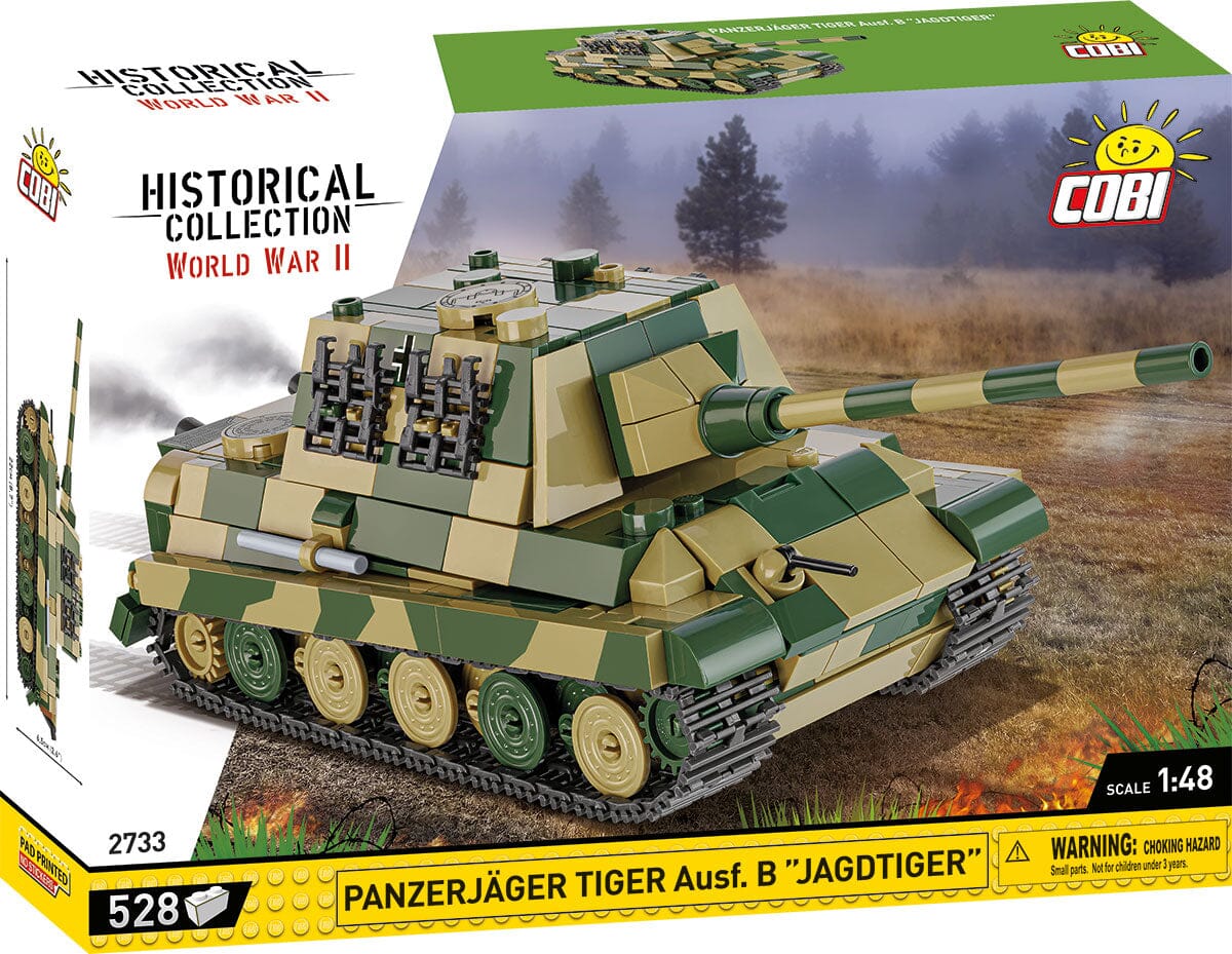 Panzerjager Tiger Ausf. B 'Jagdtiger' brick tank model - COBI 2733 - 528 bricks - Image 7