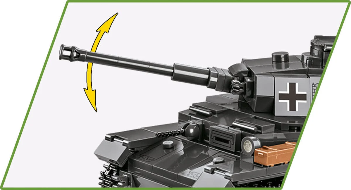 Panzerkampfwagen IV Ausf.G brick tank model - COBI 3127 - 643 bricks - Image 5