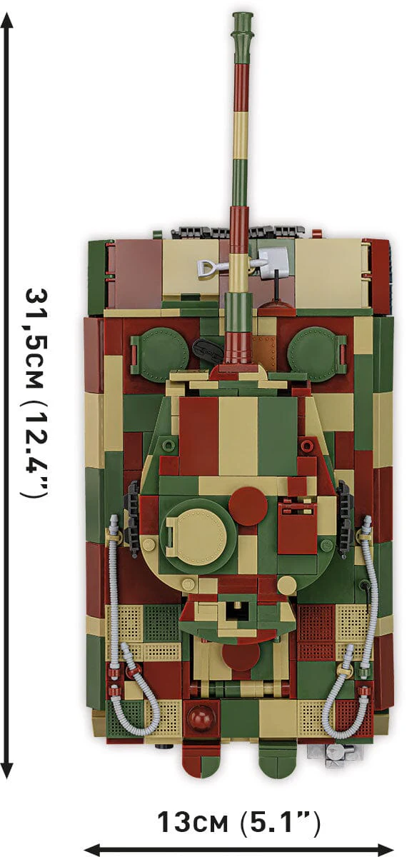 Executive Edition Panzerkampfwagen VI Tiger Ausf. E. tank brick model - COBI 2587 - 1207 bricks - Image 5