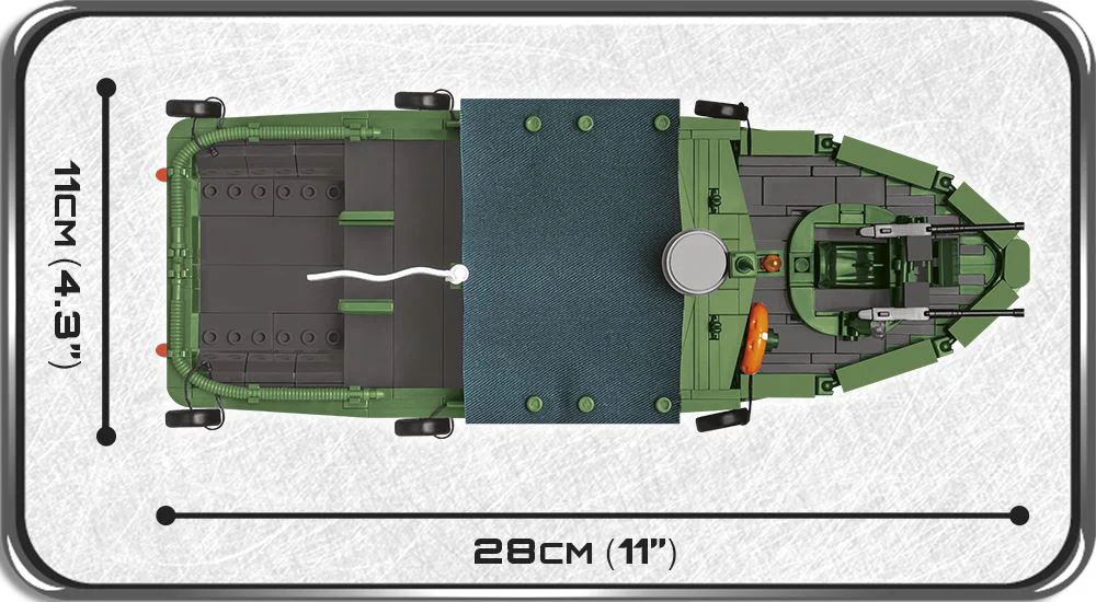 Patrol River Boat MK II brick model - COBI 2238 - 615 bricks - Image 7