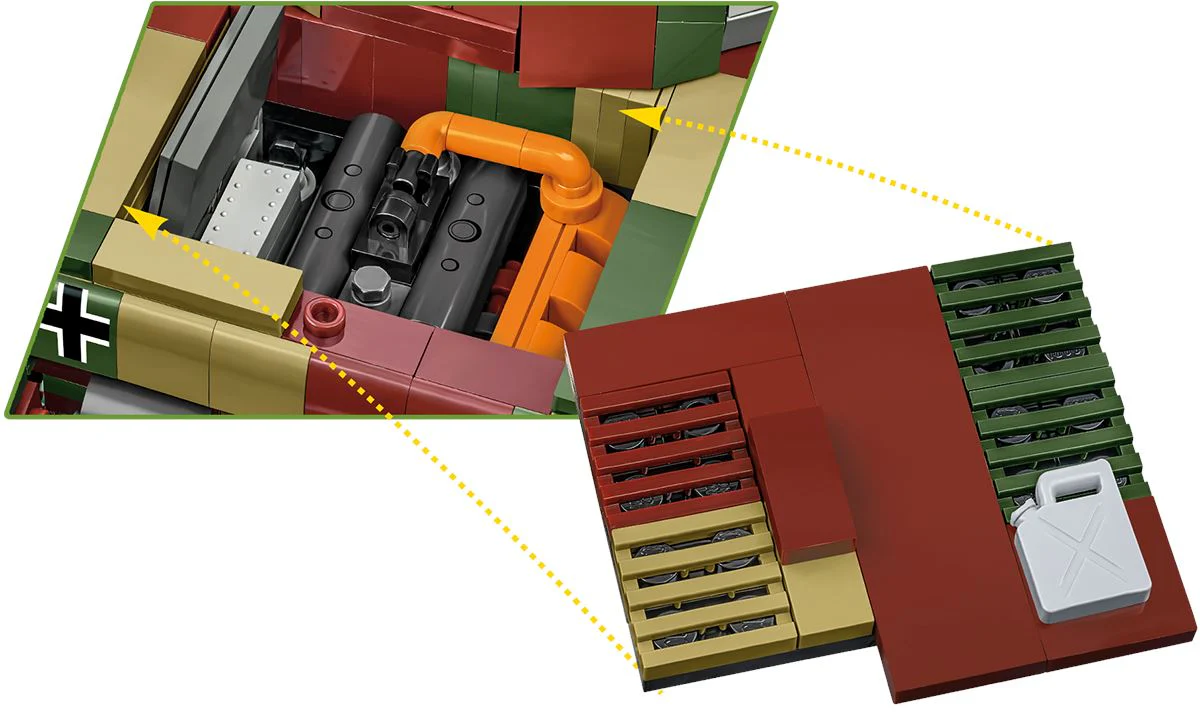 PzKpfw IV Ausf. G. brick tank model - COBI-2592 - 1107 bricks - Image 9