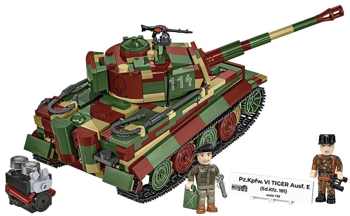 PzKpfw VI Tiger Ausf. E brick tank model - COBI 3124 - 862 bricks - Image 3