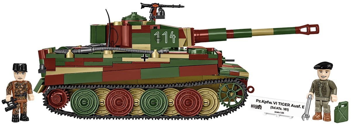 PzKpfw VI Tiger Ausf. E brick tank model - COBI 3124 - 862 bricks - Image 4