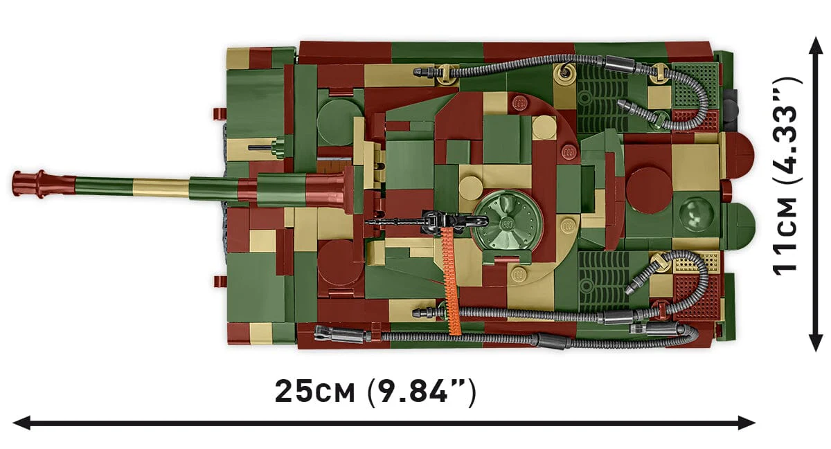 PzKpfw VI Tiger Ausf. E brick tank model - COBI 3124 - 862 bricks - Image 5