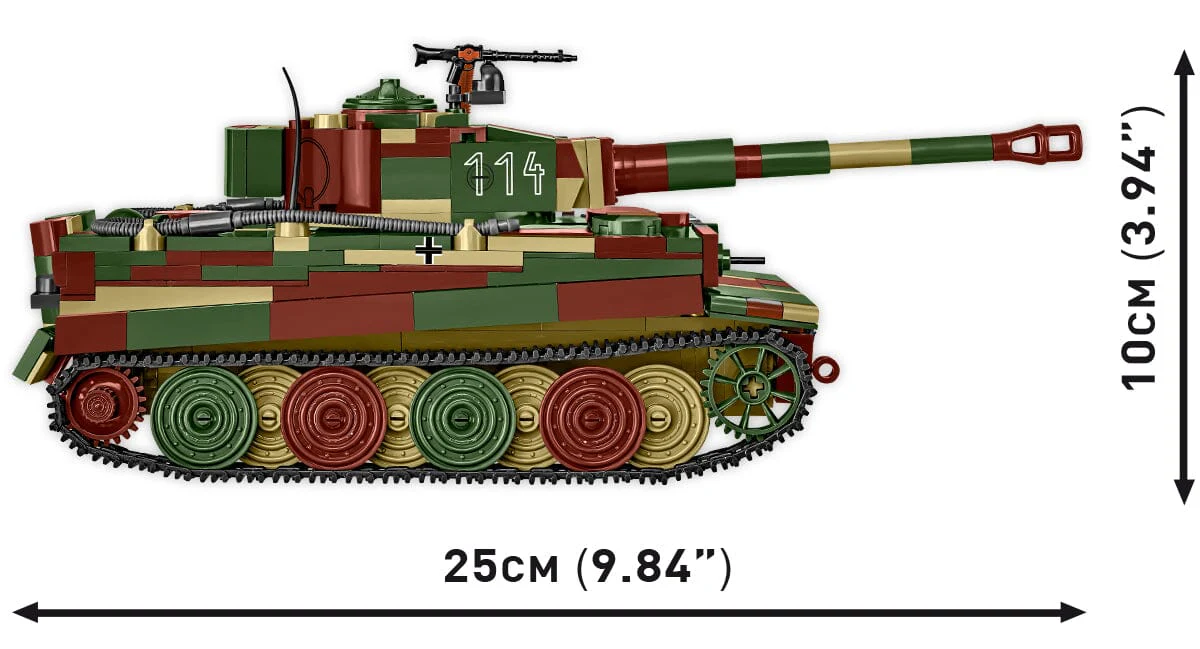 PzKpfw VI Tiger Ausf. E brick tank model - COBI 3124 - 862 bricks - Image 6