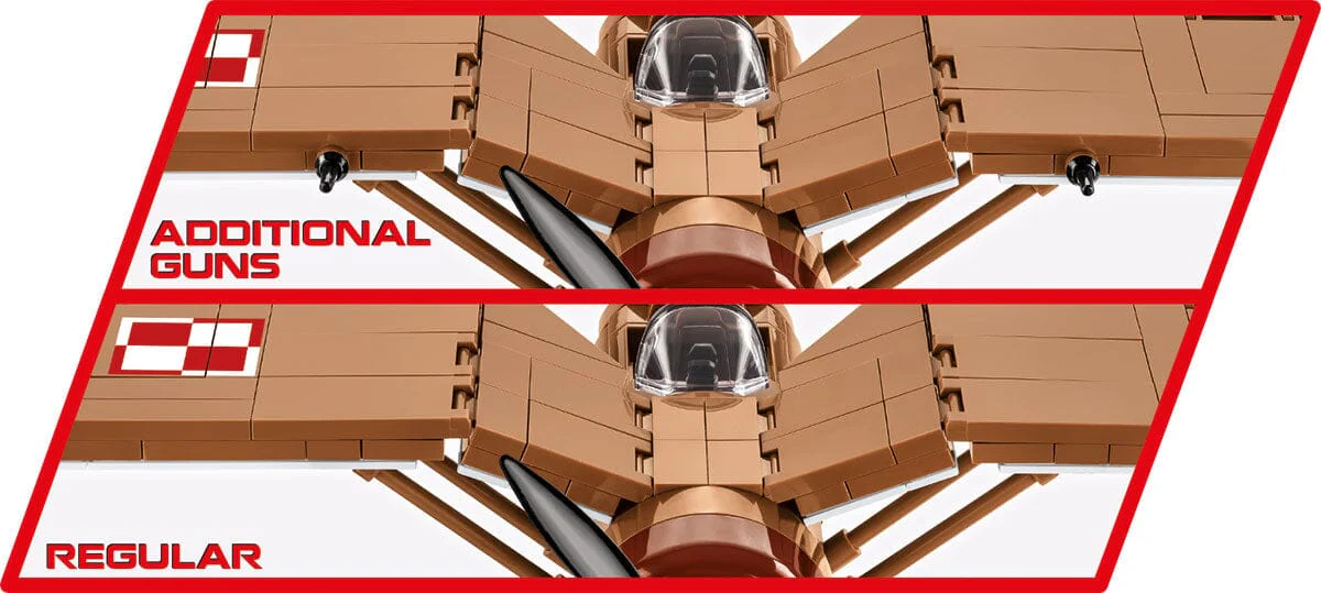 PZL P.11c Polish brick plane model - COBI 5742 - 320 bricks - Image 13