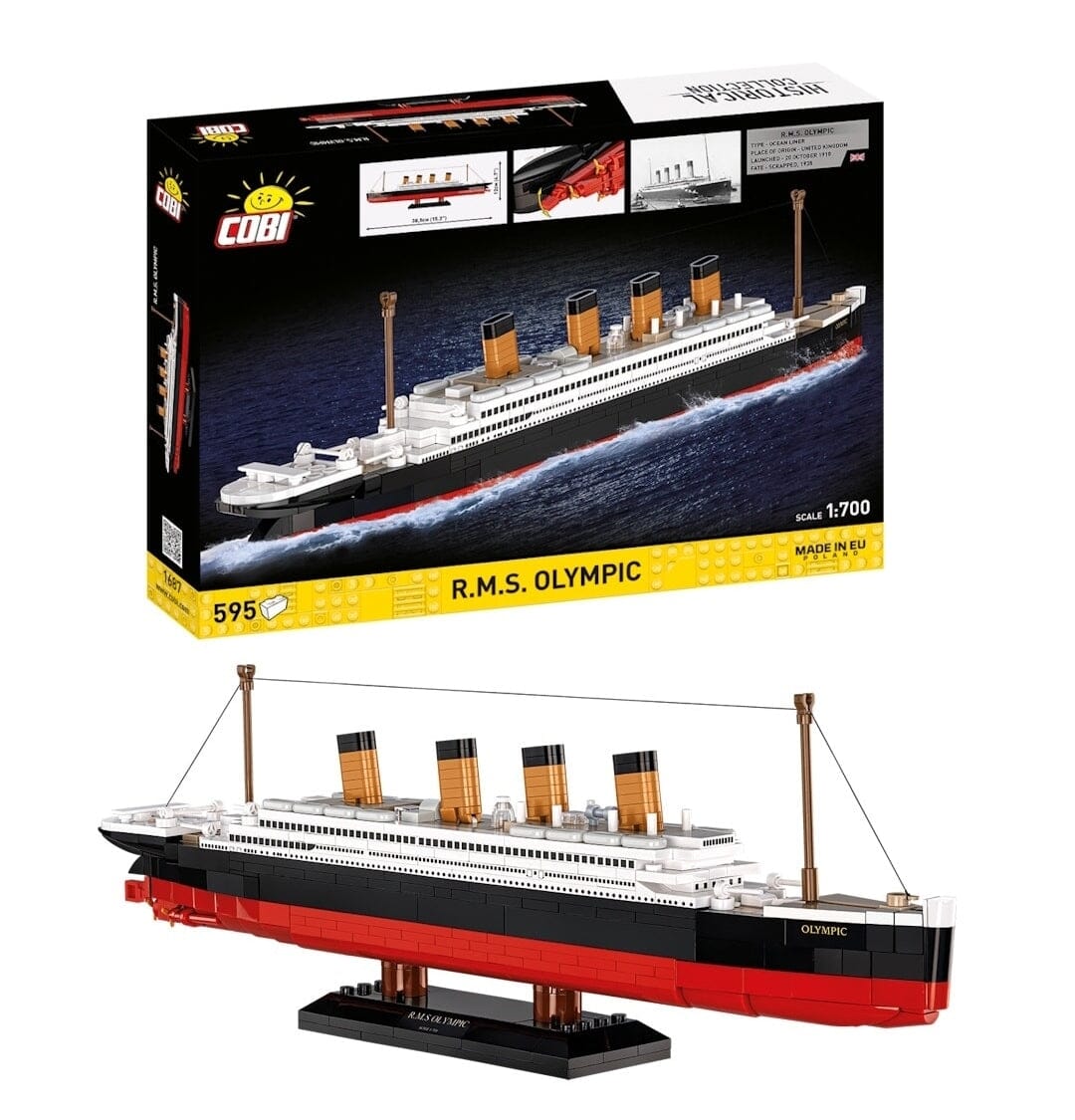 RMS Olympic brick model ship - COBI 1687 - 595 bricks