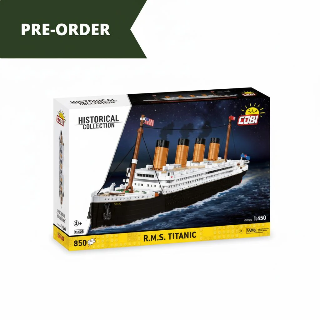 RMS Titanic brick ship model - COBI 1688 - 850 bricks