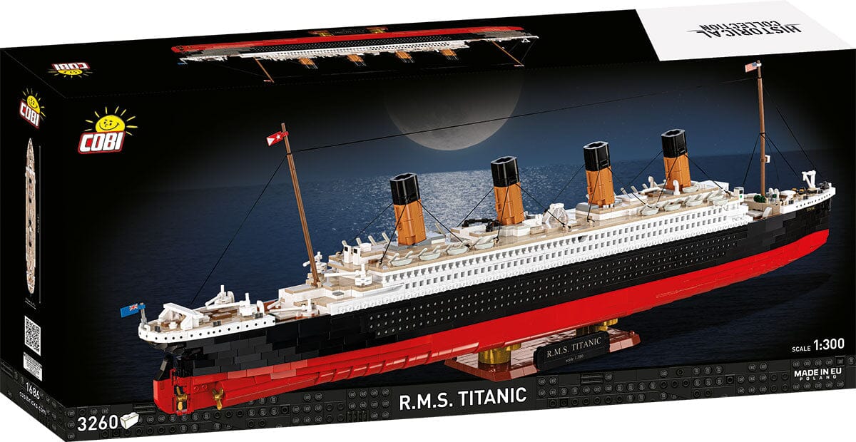 RMS Titanic ship historic brick model - COBI 1686 - 3260 bricks - Image 3