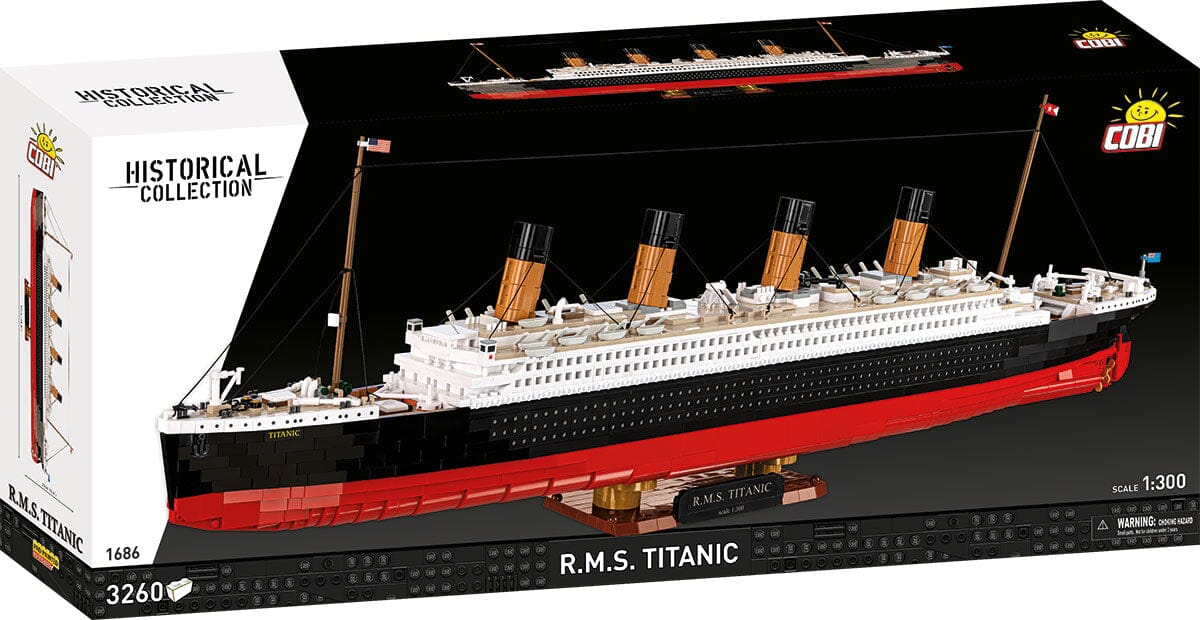 RMS Titanic ship historic brick model - COBI 1686 - 3260 bricks - Image 4