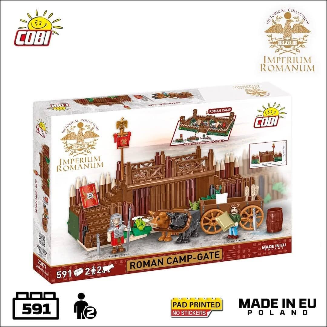 Roman Camp Gate brick model - COBI 20077 - 600 bricks - Image 3