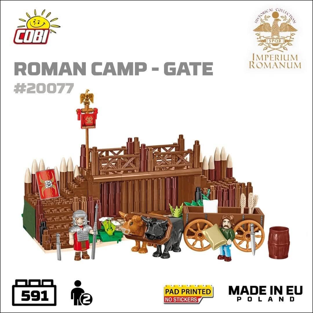 Roman Camp Gate brick model - COBI 20077 - 600 bricks - Image 4