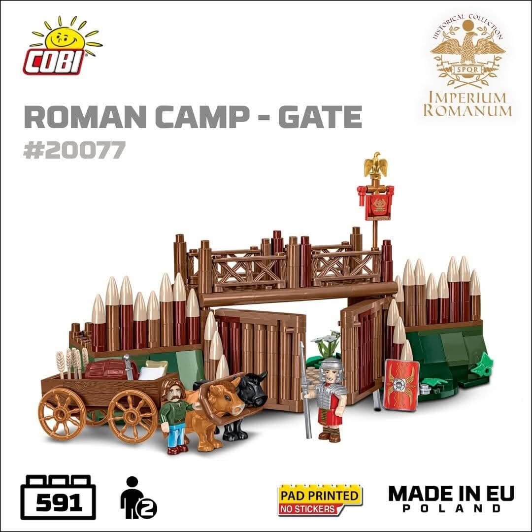 Roman Camp Gate brick model - COBI 20077 - 600 bricks - Image 5