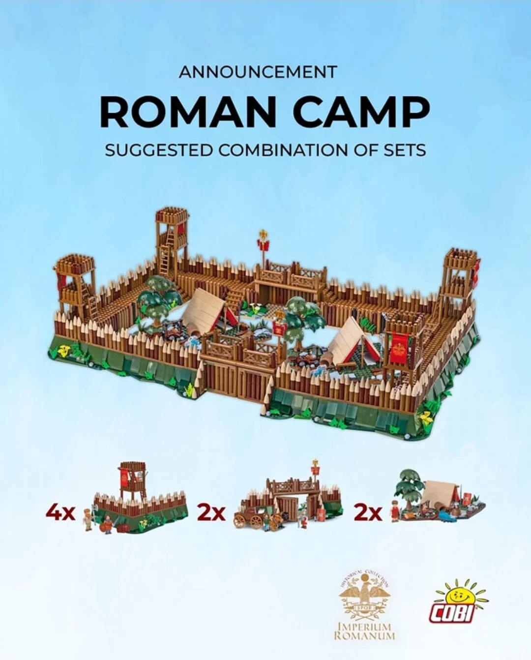Roman Camp Gate brick model - COBI 20077 - 600 bricks - Image 7