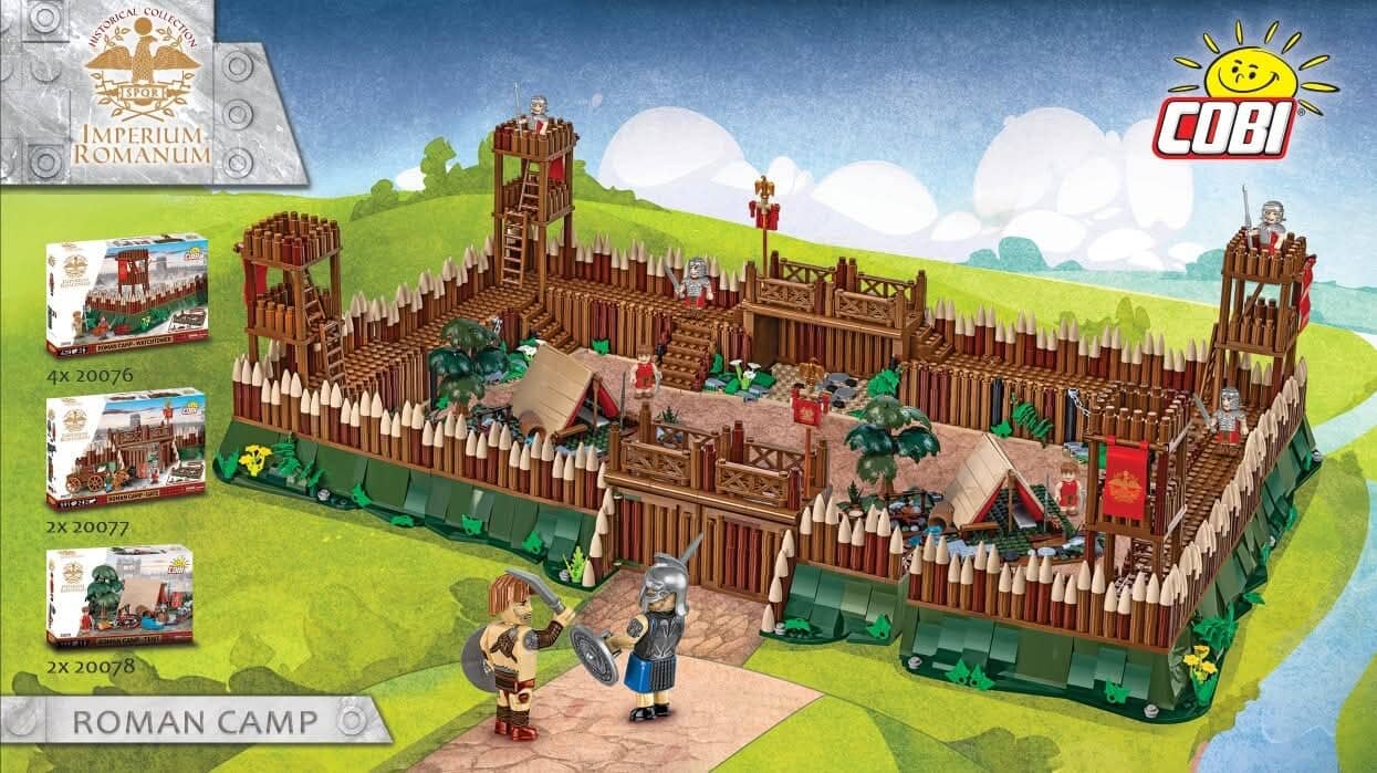 Roman Camp Gate brick model - COBI 20077 - 600 bricks - Image 8