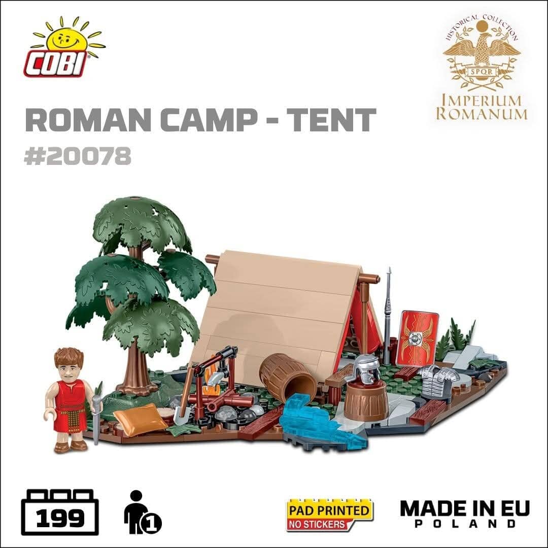 Roman Camp Tent brick model - COBI 20078 - 200 bricks