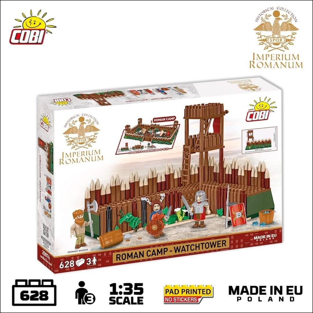 Roman Camp Watchtower brick model - COBI 20076 - 628 bricks - Image 4