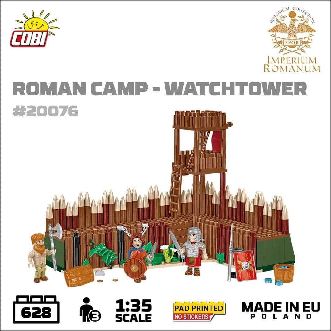 Roman Camp Watchtower brick model - COBI 20076 - 628 bricks - Image 5