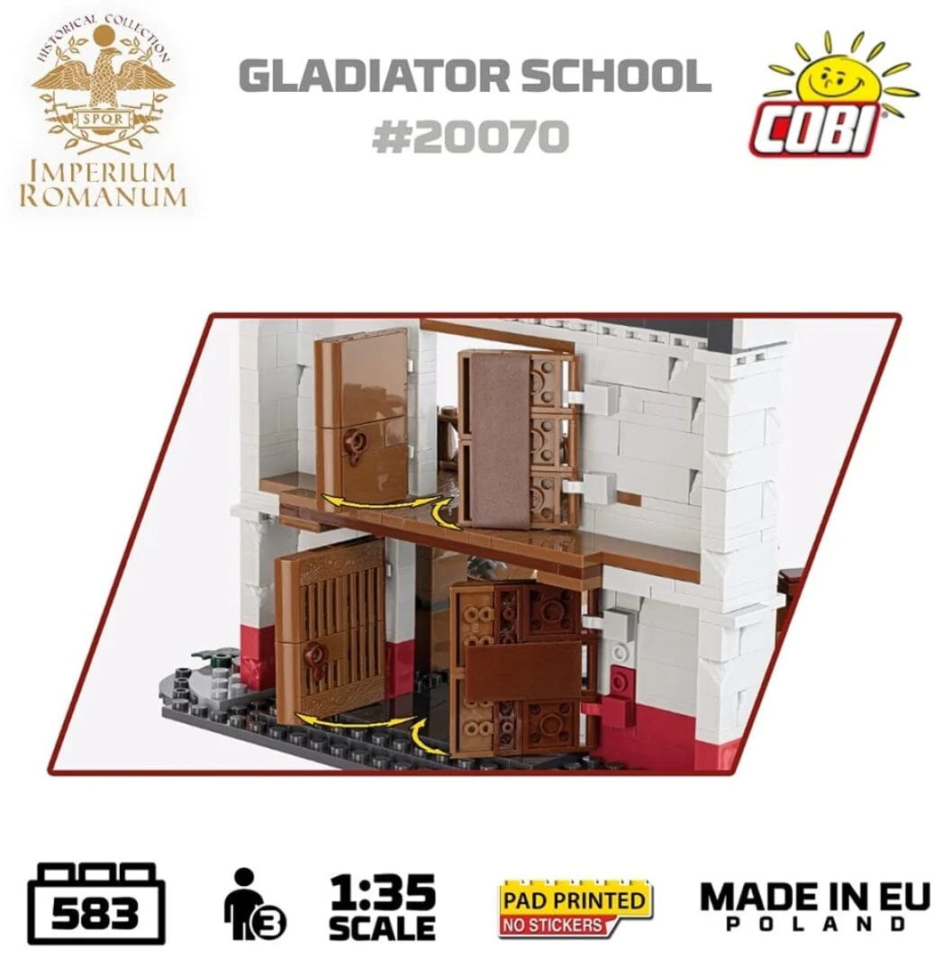 Roman Gladiator School brick model - COBI 20070 - 560 bricks - Image 4