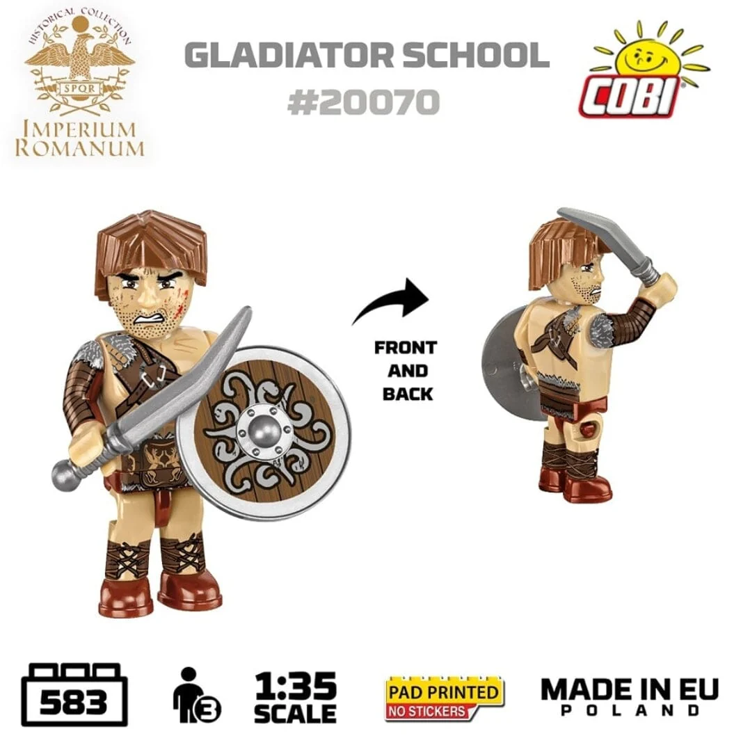 Roman Gladiator School brick model - COBI 20070 - 560 bricks - Image 8