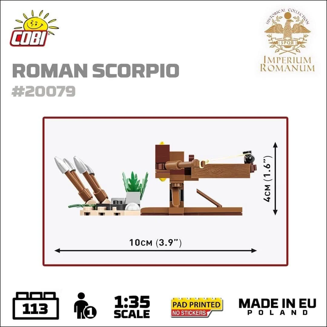 Roman Scorpio brick model - COBI 20079 - 110 bricks - Image 2