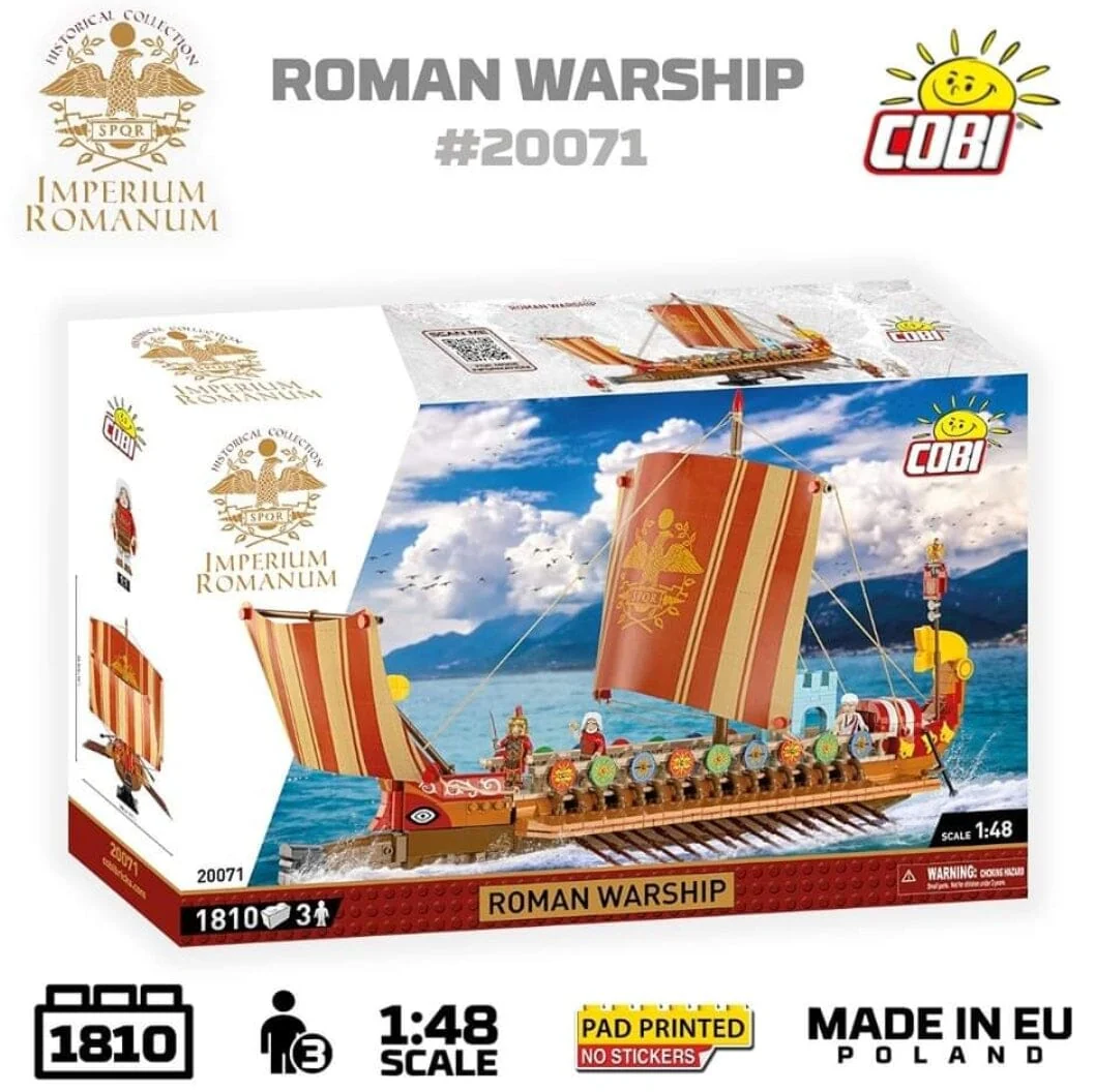 Roman warship brick model - COBI 20071 - 1710 bricks