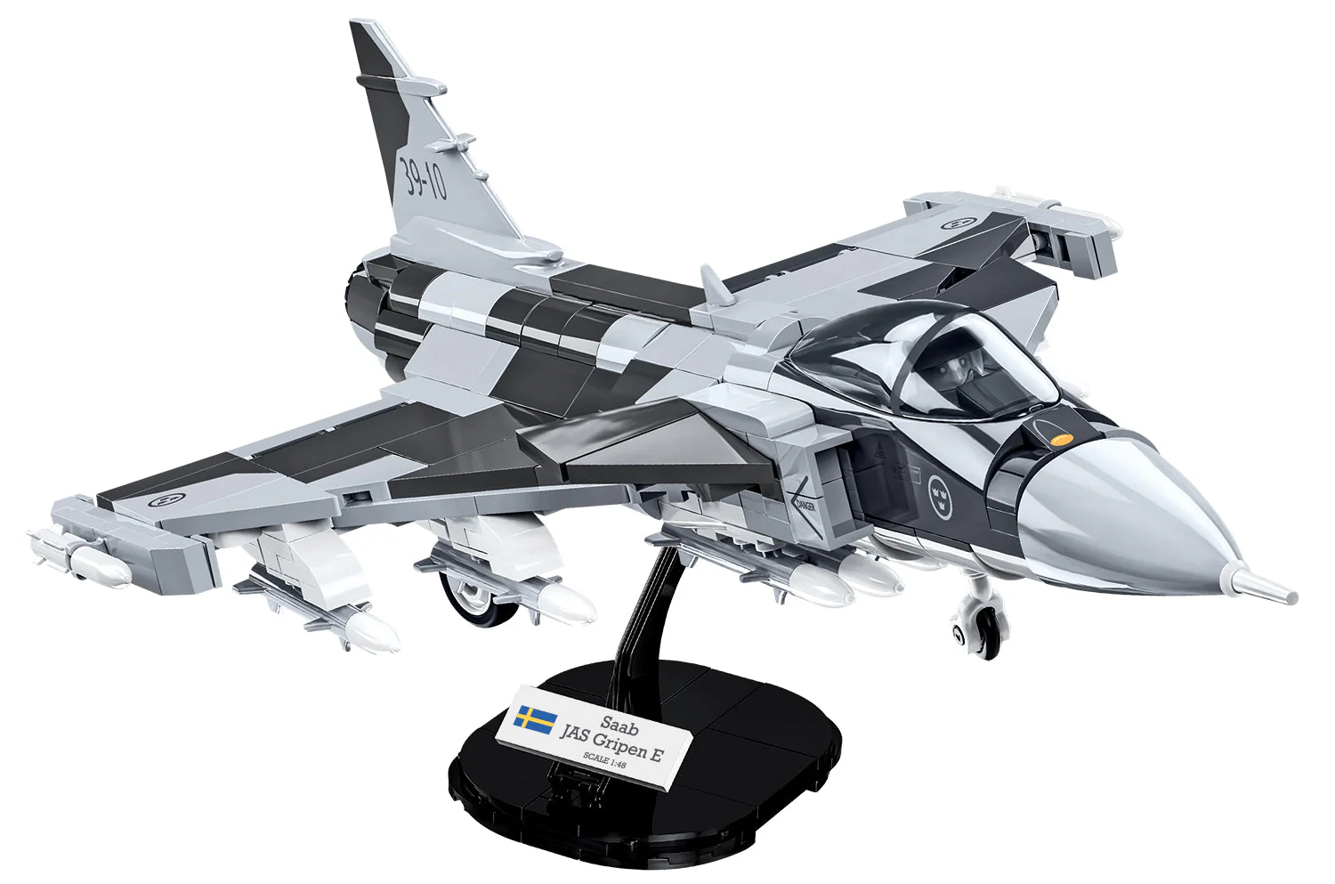 Saab JAS 39 Gripen E brick plane model - COBI 5820 - 480 bricks - Image 5