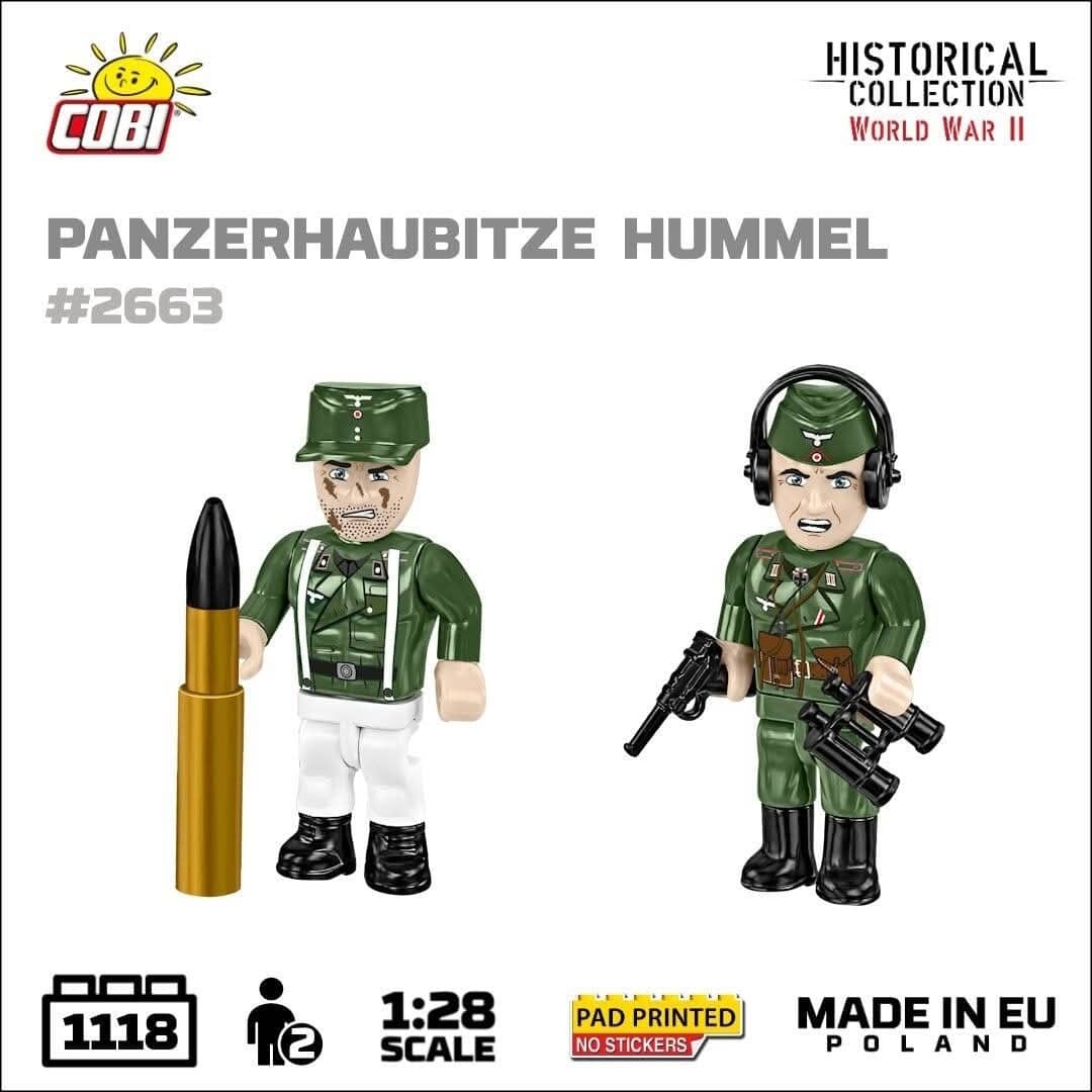 Sd.Kfz. 165 Hummel brick tank model - COBI 2663 - 1116 bricks - Image 3