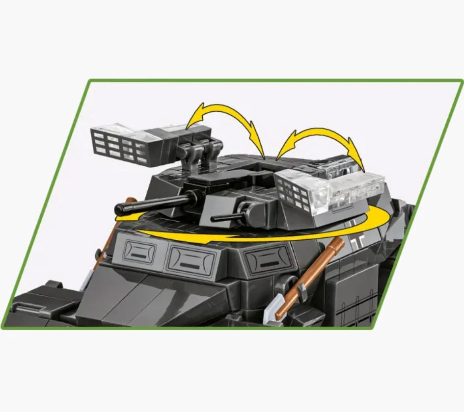Sd.Kfz.222 armoured car brick model - COBI 2657 - 502 bricks - Image 9