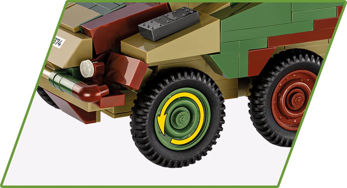 Sd. Kfz 234/2 Puma brick armoured car model - COBI 2287 - 470 bricks - Image 5