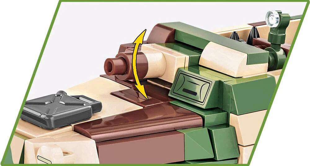 SD.KFZ.251/9 Stummel Half Track brick model - COBI 2283 - 485 bricks - Image 8