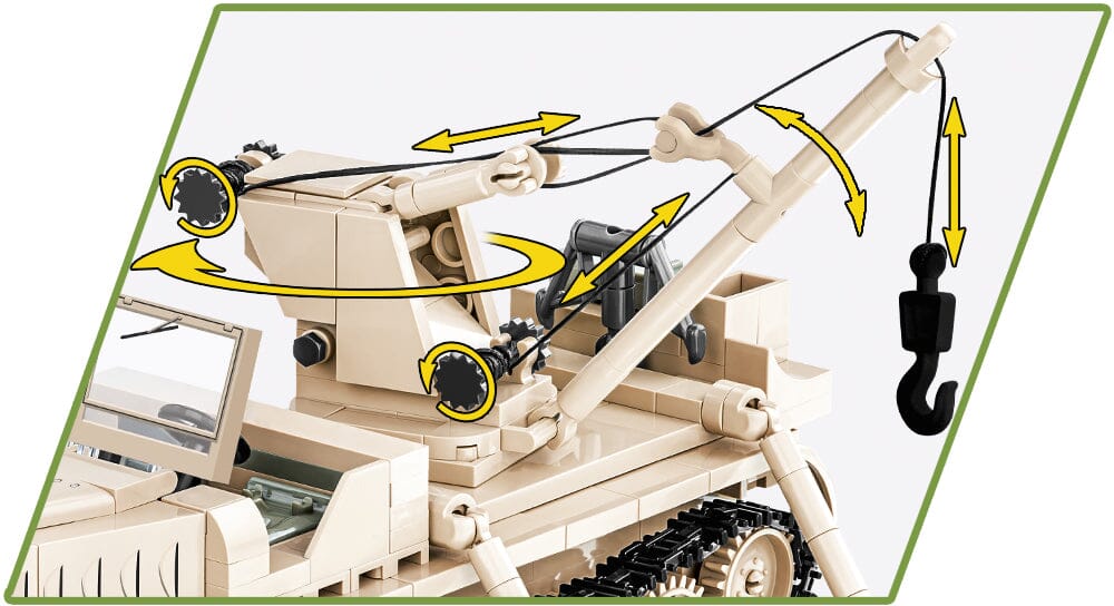 SD.KFZ.9/1 Famo Half-Track brick model - COBI 2281 - 498 bricks - Image 7